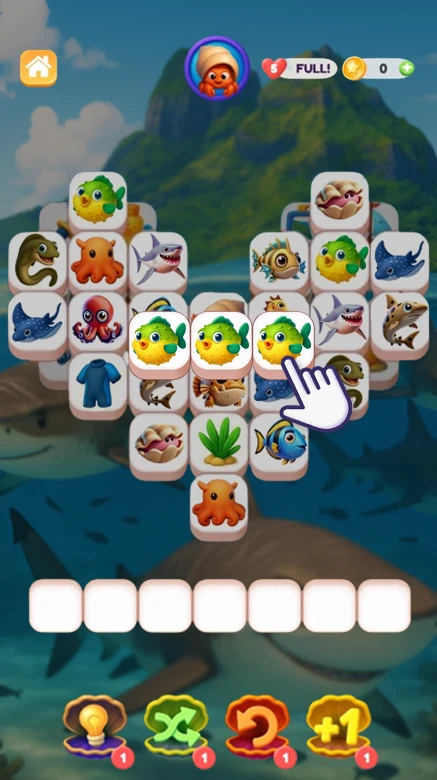 Tile Ocean: Match 3 Puzzle screenshot