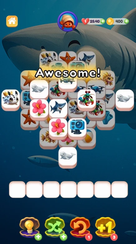 Tile Ocean: Match 3 Puzzle screenshot