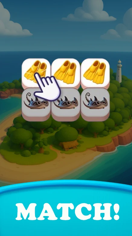 Tile Ocean: Match 3 Puzzle screenshot